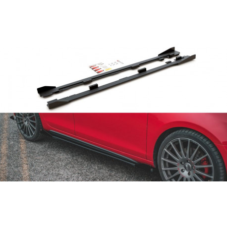 Бодикит и визуални аксесоари MAXTON DESIGN Racing Durability дифузьори за прагове + клапи на Volkswagen Golf GTI Mk6 | race-shop.bg