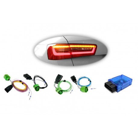 OBD addon/retrofit kit Комплект кабели + Кодиращ донгъл LED задни светлини за Audi A6 Avant (4G) | race-shop.bg