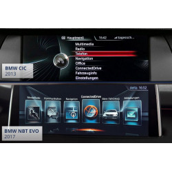 VIM Видео в движение за BMW, Mini CIC iDrive NBT EVO Professional F/G-Series ID7 - OBD (5 Series - G30)
