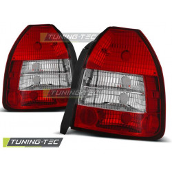 HONDA CIVIC 09.95-02.01 3D ЧЕРВЕНО БЕЛИ
