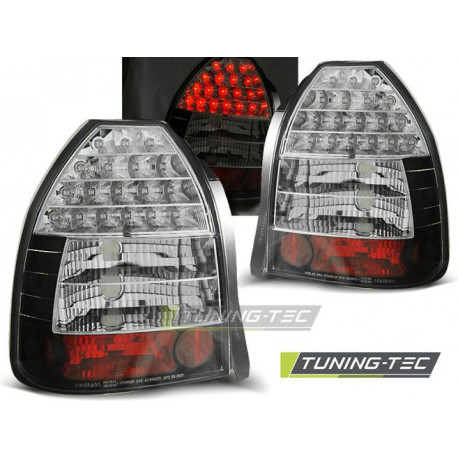 Осветление LED ЗАДНИ СВЕТЛИНИ HONDA CIVIC 09.95-02.01 3D ЧЕРНИ LED | race-shop.bg