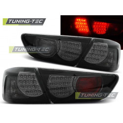 LED ЗАДНИ СВЕТЛИНИ MITSUBISHI LANCER 8 SEDAN 08-11 ЧЕРНИ ТЪМНИ LED