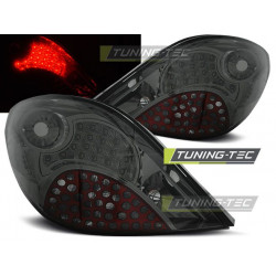 LED ЗАДНИ СВЕТЛИНИ PEUGEOT 207 3D/5D 05.06-06.09 ТЪМНИ LED