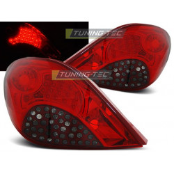 LED ЗАДНИ СВЕТЛИНИ PEUGEOT 207 3D/5D 05.06-06.09 ТЪМНО ЧЕРВЕНИ LED