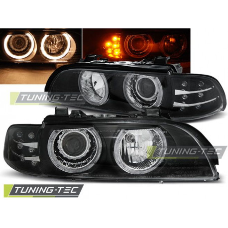 Осветление ФАРОВЕ АНГЕЛСКИ ОЧИ ЧЕРНИ LED INDICATOR BMW E39 09.95-06.03 | race-shop.bg