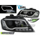 Осветление ФАРОВЕ TUBE LIGHT DRL ЧЕРНИ за AUDI A3 8P 08-12 | race-shop.bg