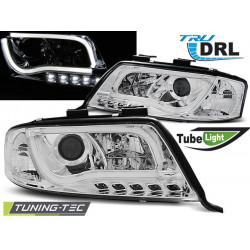 ФАРОВЕ TUBE LIGHT DRL ХРОМ за AUDI A6 06.01-05.04