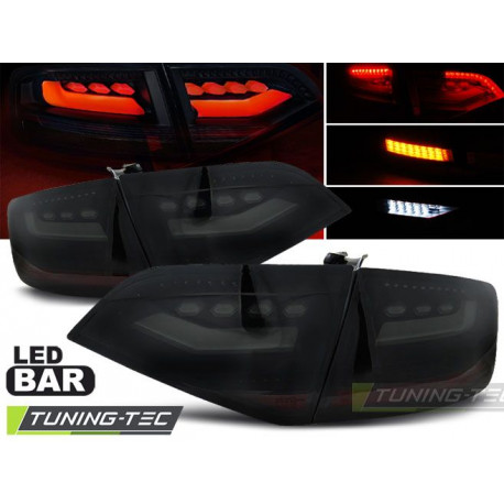 Осветление LED СТОПОВЕ ТЪМНИ ЧЕРНИ за AUDI A4 B8 08-11 SEDAN | race-shop.bg