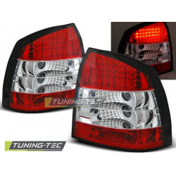 LED ЗАДНИ СВЕТЛИНИ OPEL ASTRA G 09.97-02.04 3D/5D ЧЕРВЕНО БЕЛИ LED