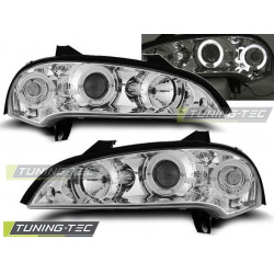 ФАРОВЕ OPEL TIGRA 09.94-12.00 АНГЕЛСКИ ОЧИ ХРОМ