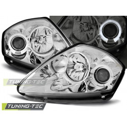 ФАРОВЕ MITSUBISHI ECLIPSE D50 00-05 АНГЕЛСКИ ОЧИ ХРОМ