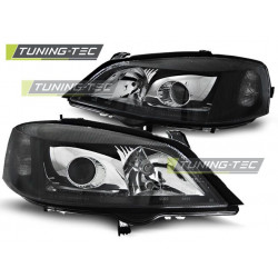 ФАРОВЕ OPEL ASTRA G 09.97-02.04 ЧЕРНИ H7