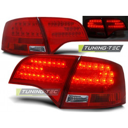 LED СТОПОВЕ ЧЕРВЕНО-БЕЛИ за AUDI A4 B7 11.04-03.08 AVANT