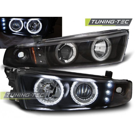 Осветление MITSUBISHI GALANT 8 (EA0) 96-06 АНГЕЛСКИ ОЧИ ЧЕРЕН CCFL | race-shop.bg