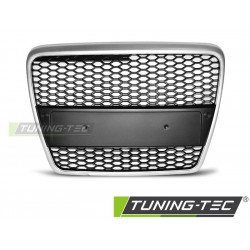 СРЕБРИСТА РЕШЕТКА за AUDI A6 (C6) 04.04-08