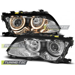 ФАРОВЕ АНГЕЛСКИ ОЧИ ХРОМ за BMW E46 09.01-03.05 S/T