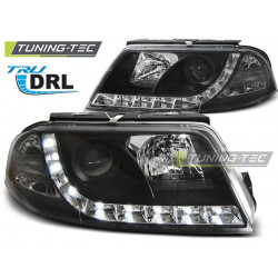 ФАРОВЕ TRUE DRL ЧЕРЕН за VW PASSAT 3BG 09.00-03.05