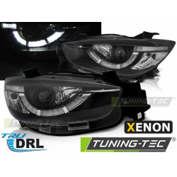 ФАРОВЕ MAZDA CX5 11-15 ЧЕРЕН TRUE DRL XENON
