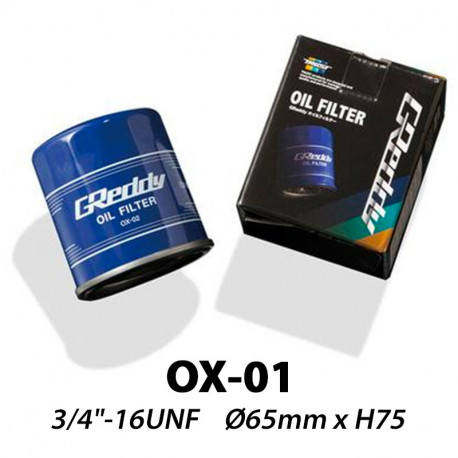 Маслени филтри GREDDY маслен филтър OX-01, 3/4-16UNF, D-65 H-75 | race-shop.bg