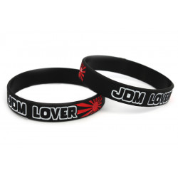 JDM Lover силиконова гривна (черна)