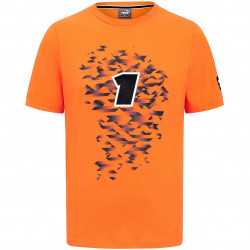Тениска RedBull Racing Verstappen номер 1, оранжево
