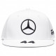 Шапки Mercedes AMG Petronas F1 Lewis Hamilton 44 flat шапка , бяла | race-shop.bg