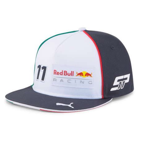 Шапки Sergio Perez Red Bull Racing плоска Шапка, бяла | race-shop.bg