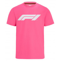 Тениска F1 Logo, розов