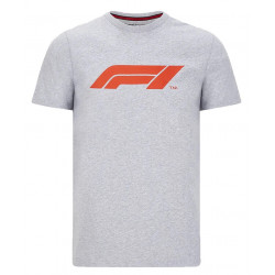 Large Formula 1 Logo Тениска (сива)