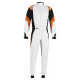 Гащеризони FIA race гащеризон Sparco COMPETITION (R567) бяло/черно/оранжево | race-shop.bg