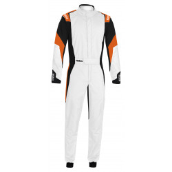 FIA race гащеризон Sparco COMPETITION (R567) бяло/черно/оранжево