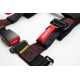 Предпазни колани и аксесоари 4 точкови предпазни колани RACES Tuning series, 2" (50mm), черен | race-shop.bg