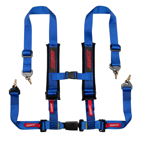 Предпазни колани и аксесоари 4 точкови предпазни колани RACES Tuning series, 2" (50mm), син | race-shop.bg