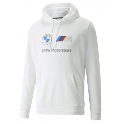 Puma BMW MMS Essential mens hoodie, white