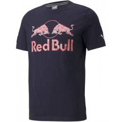 Puma Red Bull Racing Double Bull Short Sleeve T-Shirt (Navy Blue)