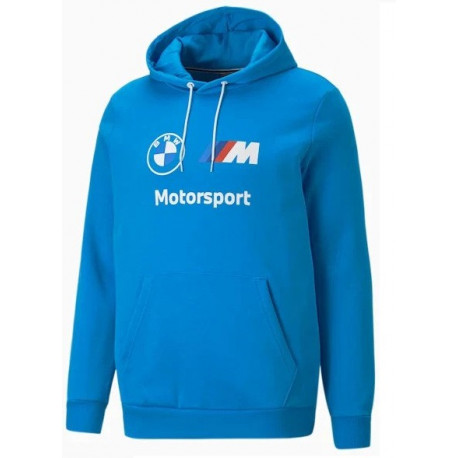 Якета и суичъри Puma BMW Motorsport MMS Essentials hoodie, син | race-shop.bg
