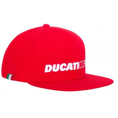 Шапки Ducati Racing flat Шапка с козирка, червен | race-shop.bg