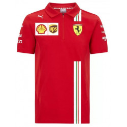 Поло тениска FERRARI TEAM, червен
