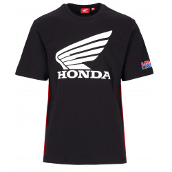 HRC Honda Wing тениска, черен