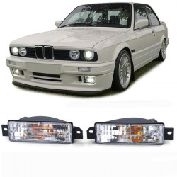 Мигачи бели с габарит и крушки за BMW 3ER E30