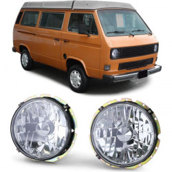Фарове H4 хром за VW T2 73-79 + T3 79-92