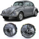 Осветление RACES фарове за VW Beetle + Convertible 73 (H4), черно-опушен, прозрачен | race-shop.bg