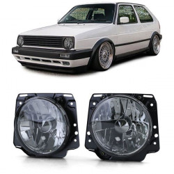 RACES фарове за VW Golf 2 83-91, прозрачен, опушен