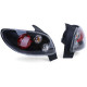 Осветление RACES стопове за Peugeot 206 hatchback 3D/5D 98-09, прозрачен, черен | race-shop.bg