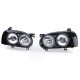 Осветление RACES фарове за DE Double VW Golf 3 91-97 (H1/H3), черен | race-shop.bg