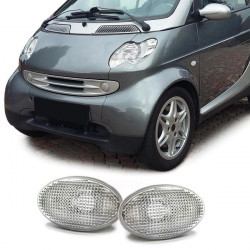 RACES странични мигачи за Mercedes A-Class W168 97-04 Smart 450, бял