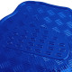 Универсална Car rubber floor mats universal aluminum checker plate optics 4-брой хром blue | race-shop.bg