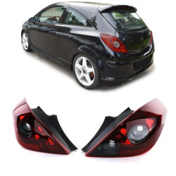 RACES стопове (OPC) за Opel Corsa D 3D 06, опушен