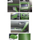 Самозалепващи се фолия и ленти 3D карбоново фолио 30cm *1.27 м зелено | race-shop.bg