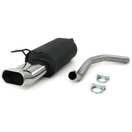 Cat backs RACES Спортен стоманен ауспух 75 x 135 овал DTM за Renault Twingo 93-07 | race-shop.bg